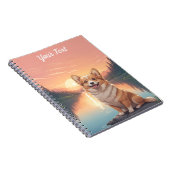 湖畔のペンブローク・ウェルシュ・コーギー ノートブック (右側)