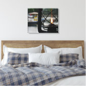 湖畔のランプ キャンバスプリント (インサイチュ (寝室))