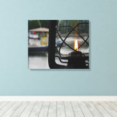 湖畔のランプ キャンバスプリント (インサイチュ (ウッドフロア))