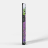 湖畔の可愛らしいルピナスの花 iPhoneケース (右側面)