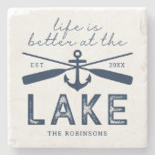 湖畔の名は命より貴し ストーンコースター (正面)