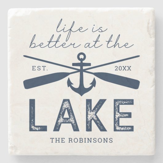 湖畔の名は命より貴し ストーンコースター (正面)