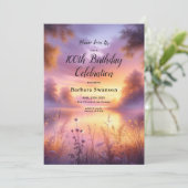 湖畔の夕暮れの静かな輝き 招待状 (スタンド正面)