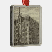 湖畔の建物、シカゴ メタルオーナメント (右)