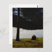 湖畔の恋人たち ポストカード (正面/裏面)