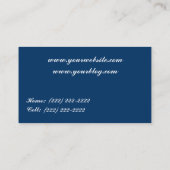 湖畔の意見 名刺 (裏面)