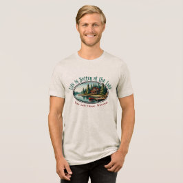 湖畔の暮らしは最高 トライブレンドTシャツ