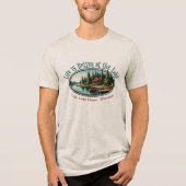 湖畔の暮らしは最高 トライブレンドＴシャツ (正面)