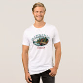 湖畔の暮らしは最高 トライブレンドＴシャツ (正面全面)