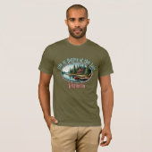 湖畔の暮らしは最高 Tシャツ (正面フル)
