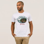 湖畔の暮らしは最高 Tシャツ (正面フル)