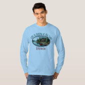 湖畔の暮らしは最高 Tシャツ (正面フル)