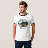 湖畔の暮らしは最高 Tシャツ (正面フル)