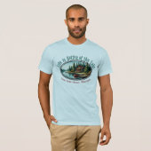 湖畔の暮らしは最高 Tシャツ (正面フル)