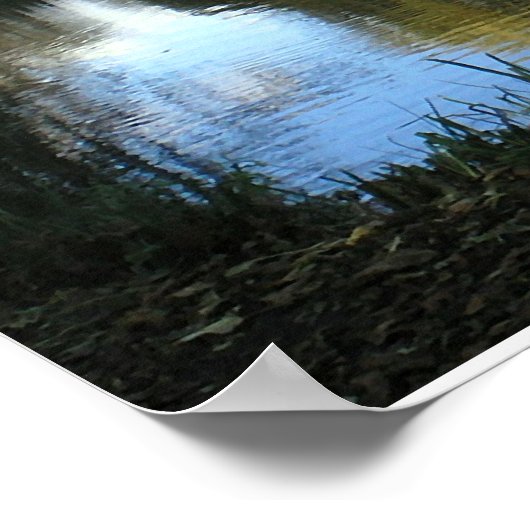 湖畔の柳 ポスター (角)