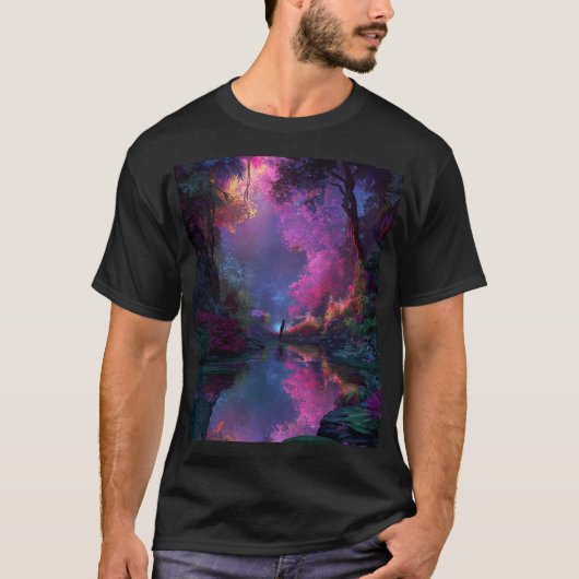 湖畔の森の妖精 Tシャツ (正面)