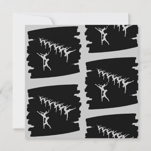 湖畔の白鳥 招待状 (裏面)