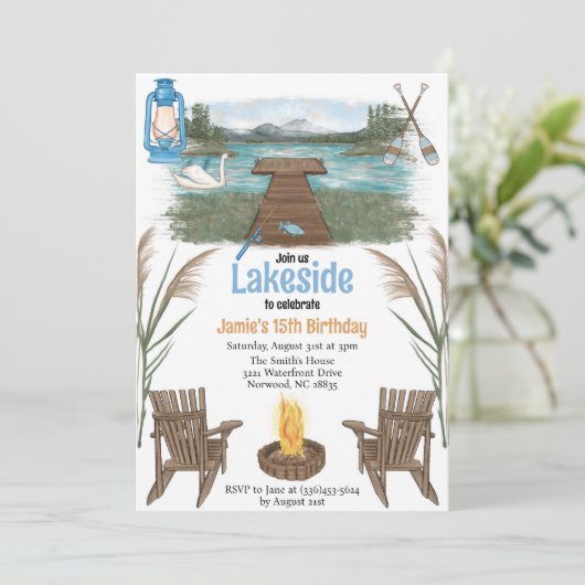 湖畔の祝祭招待状 招待状 (スタンド正面)