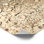 湖畔の距離でカヤカース写真 ポスター (角)