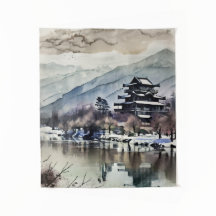 湖畔の静かな城