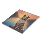 湖畔の コリー タイル (側面)