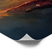 湖畔アートモダンポスター ポスター (角)