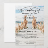 湖畔ウェディング招待状 招待状 (正面/裏面)