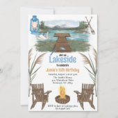 湖畔パーティーのご案内 招待状 (正面)