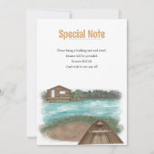 湖畔パーティーのご案内 招待状 (裏面)