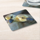 湖畔 スクエアペーパーコースター (アングル)