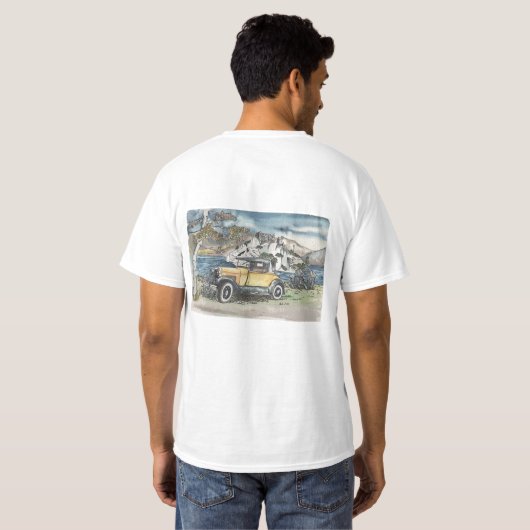 湖畔 Tシャツ (裏面フル)