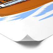 湖素晴らしが降り注ぐ。ジェームス・L・オバースター ポスター (角)