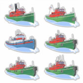 湖素晴らしのタグ・アメリカの歴史 シール (正面)