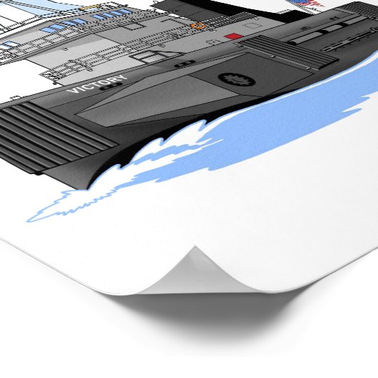 湖素晴らしのトゥグビクトリー(予備ホールディングス) ポスター (角)