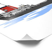 湖素晴らしのフリーターCharles M.ホワイト共和国 フォトプリント (角)