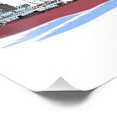 湖素晴らしのフレーターCharles L. Hutchinson フォトプリント (角)