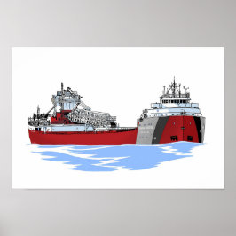 湖素晴らしはアーサー・M・アンダーソンより飛来 ポスター