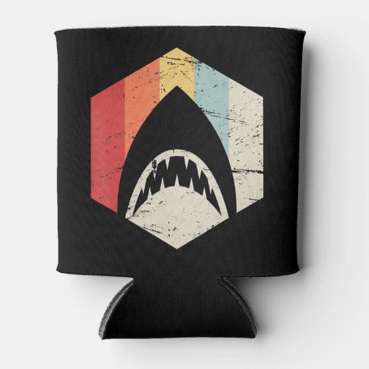 湖素晴らしサメ無料の無塩ミシガンギフト 缶クーラー (正面)