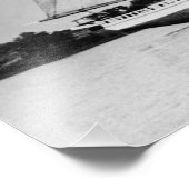 湖素晴らしスクーナーOliver H.ペリー フォトプリント (角)