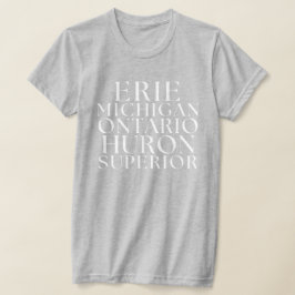 湖素晴らしティーミシガンレイクスTシャツ Tシャツ