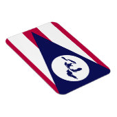 湖素晴らし地域行政旗の磁石 マグネット (右側)