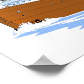 湖素晴らし湖カノプス(インターレイク) ポスター (角)