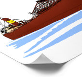 湖素晴らし湖シルヴァニア号/コロンビア号 ポスター (角)