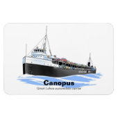 湖素晴らし自動車運送会社カノプス マグネット (横)