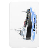 湖素晴らし自動車運送会社カノプス マグネット (縦)