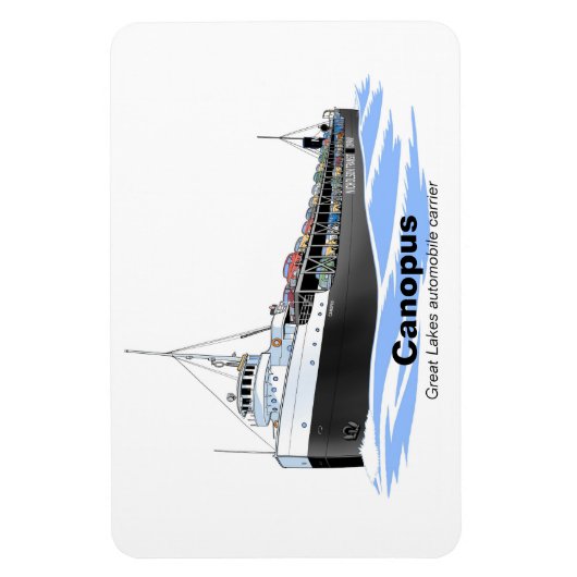 湖素晴らし自動車運送会社カノプス マグネット (縦)