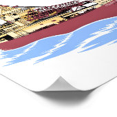 湖素晴らし貨物船アームコセルフアンローダー ポスター (角)