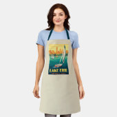 湖素晴らし | エリー湖 エプロン (着用した状態)