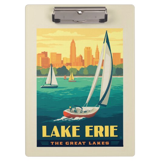 湖素晴らし | エリー湖 クリップボード (正面)