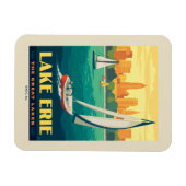 湖素晴らし | エリー湖 マグネット (横)